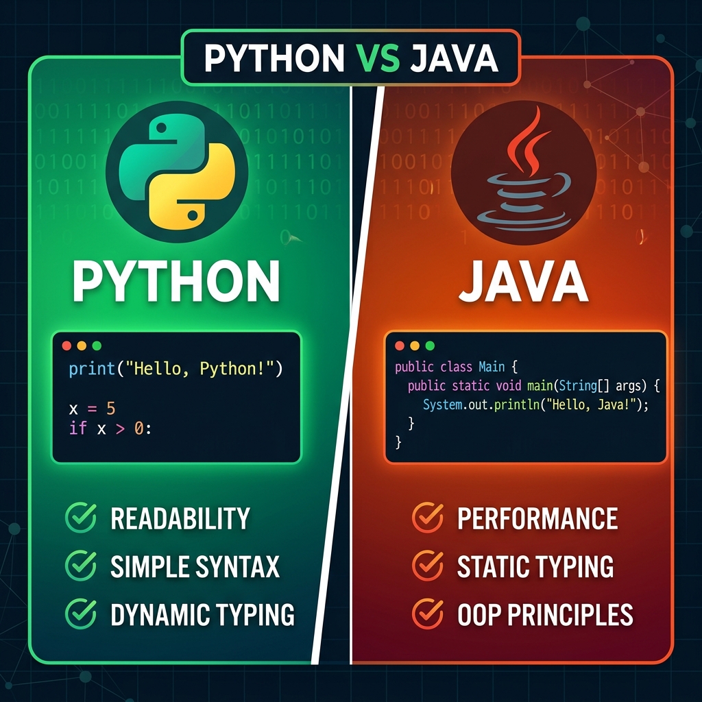 Python vs Java: Best Programming Language for Placement in 2026 — Ahmedabad
